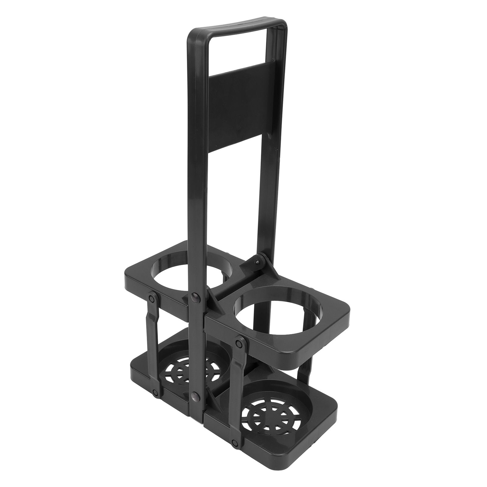 Beer Caddy Holder 2 Pack Foldable Portable Beer Beverage Display Basket Beer Bottle Carrier with Thickened Handle Black - Image 7