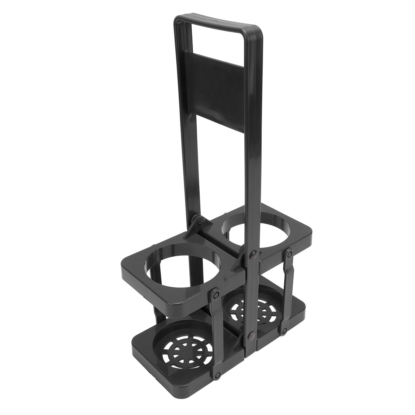 Beer Caddy Holder 2 Pack Foldable Portable Beer Beverage Display Basket Beer Bottle Carrier with Thickened Handle Black - Image 8