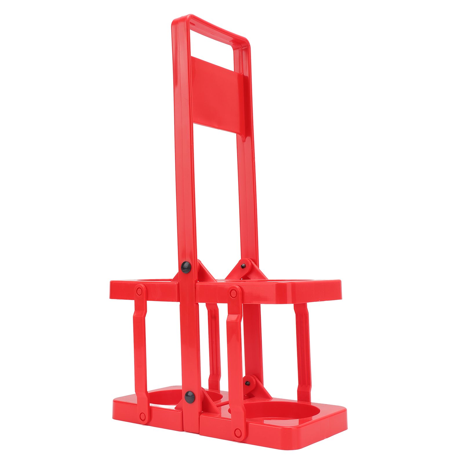 Beer Caddy Holder 2 Pack Foldable Portable Beer Beverage Display Basket Beer Bottle Carrier with Thickened Handle Red - Image 4