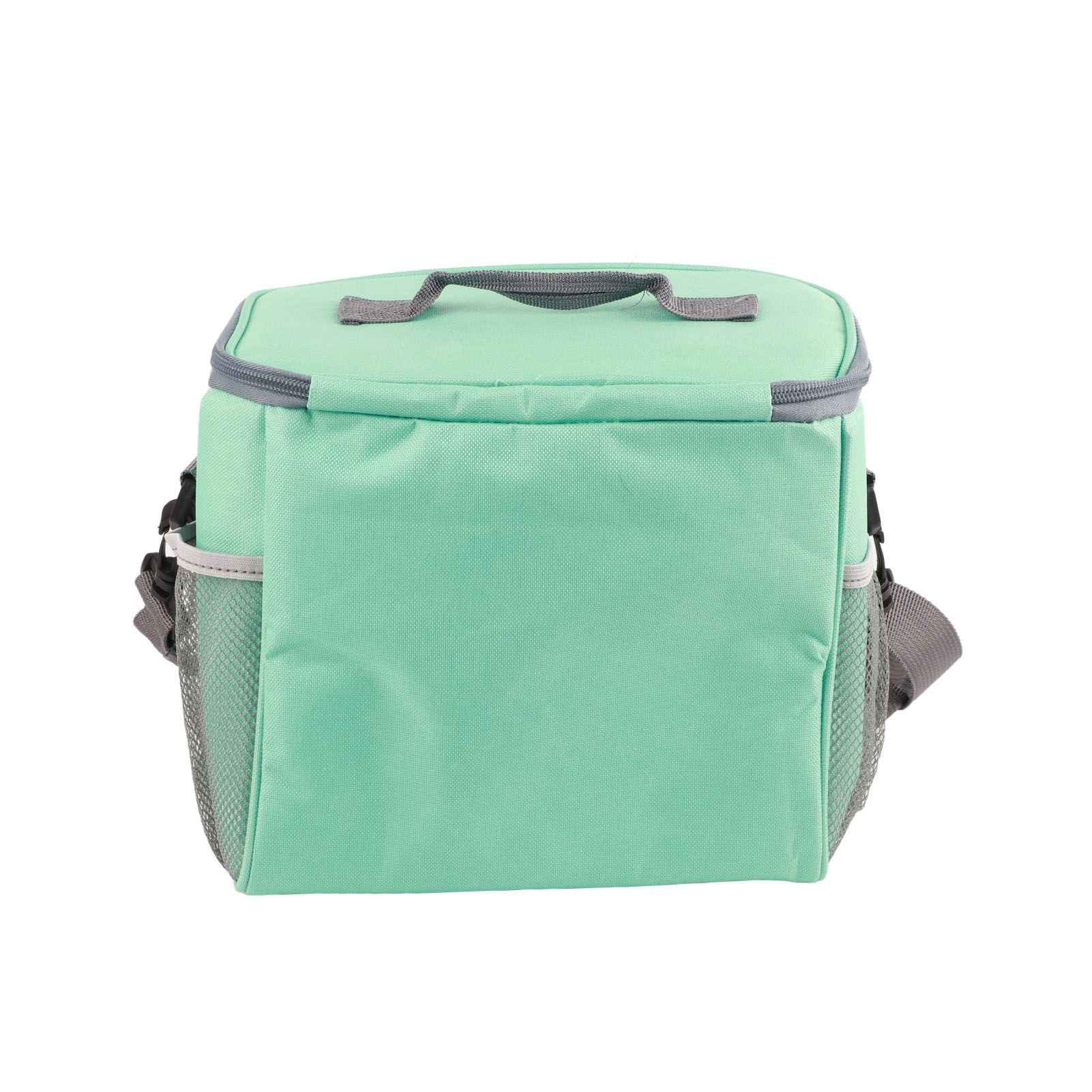 Insulated Bag Cloth Multifunction Modern Thermal Lunch Handbag with Single Shoulder for Home Work Green - Image 4