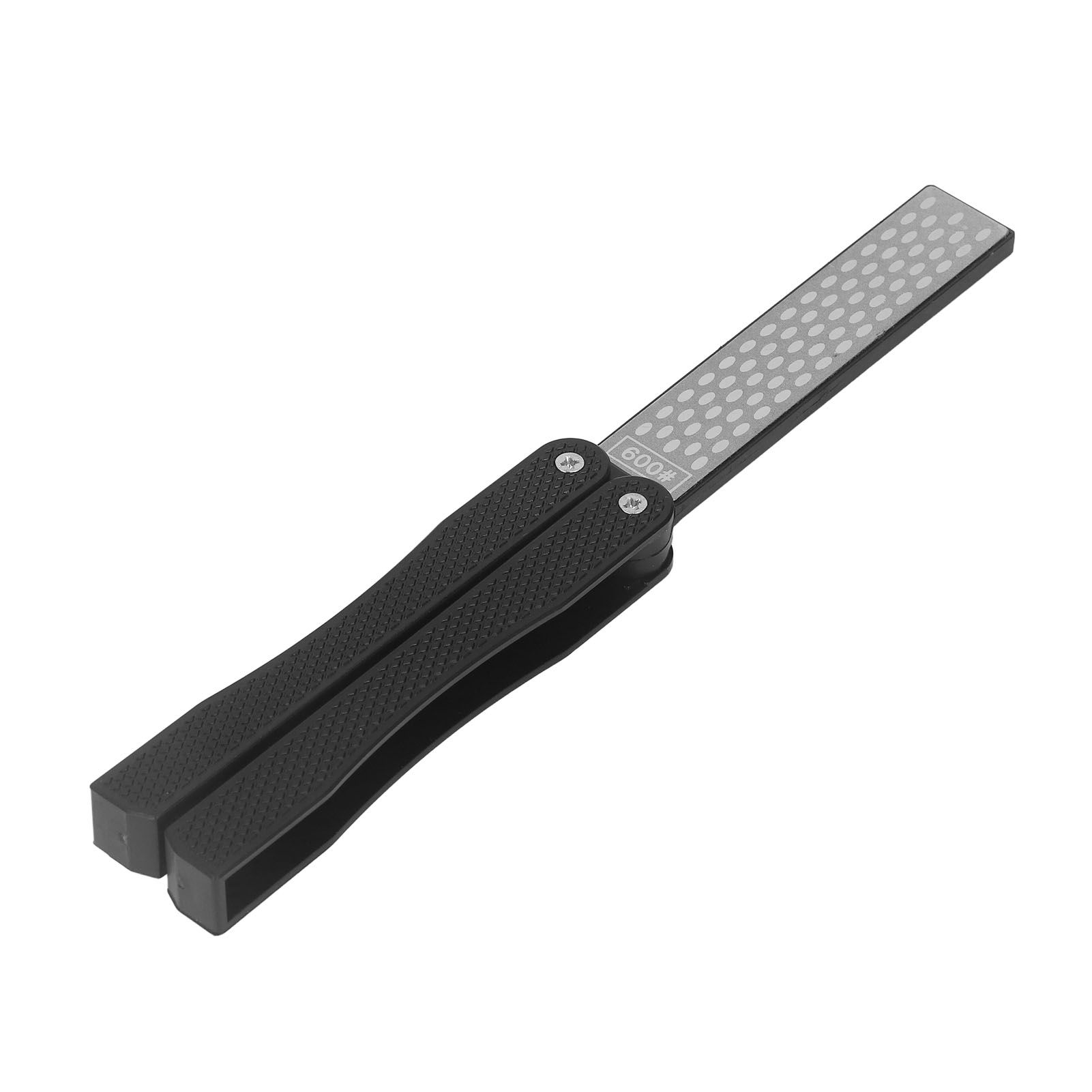 Knife Sharpener Foldable Fan Shaped Adamas Material Lightweight Portable Knife Sharpener for Outdoor Home Black - Image 8