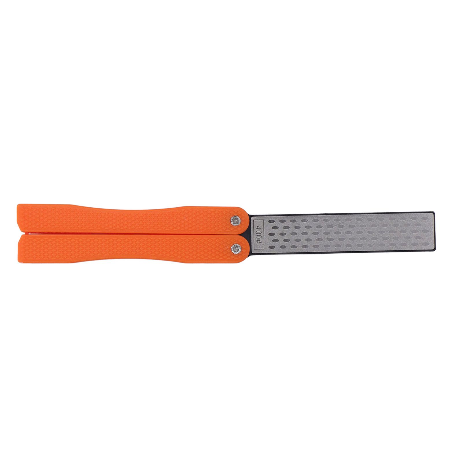 Knife Sharpener Foldable Fan Shaped Adamas Material Lightweight Portable Knife Sharpener for Outdoor Home Orange - Image 7