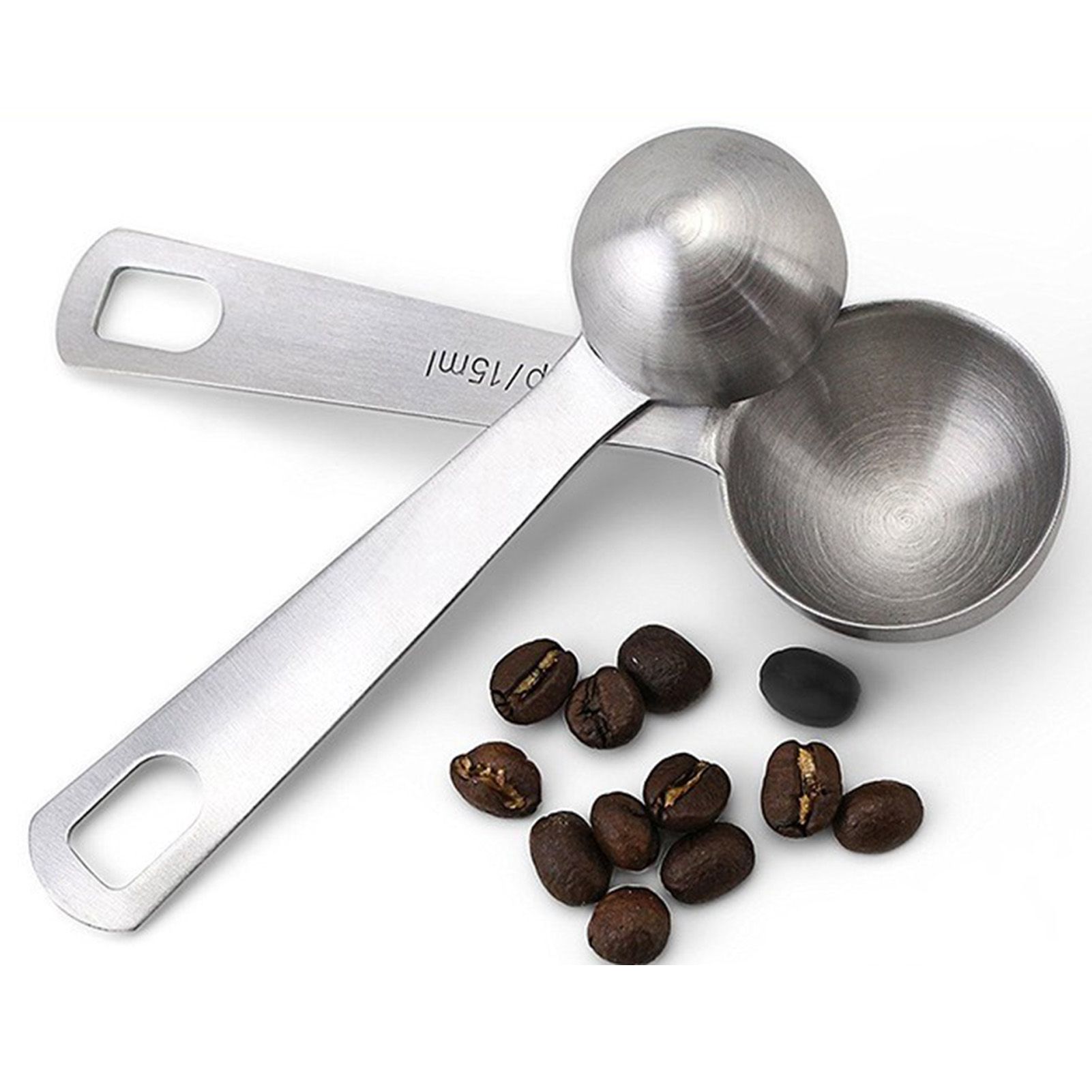 6pcs Measuring Spoon Set Thickened Clear Engraving Scale Stainless Steel Measuring Tablespoons for Seasoning - Image 6