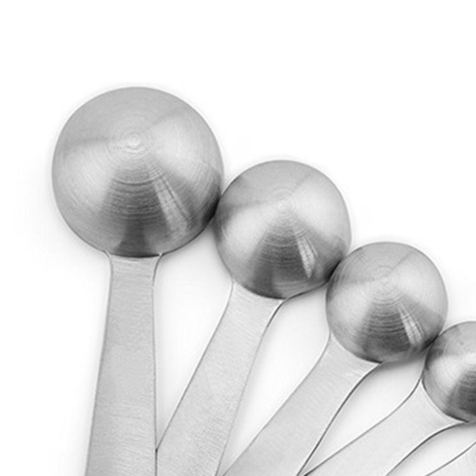 6pcs Measuring Spoon Set Thickened Clear Engraving Scale Stainless Steel Measuring Tablespoons for Seasoning - Image 8