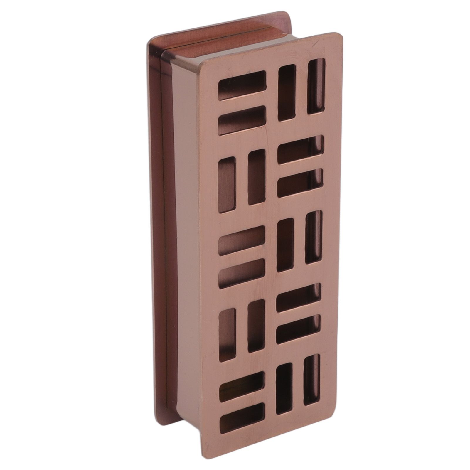 Stainless Steel Toothpick Holder Hollowed Out Rust Prevention Rectangle Toothpick Box for Restaurant Hotels Rose Gold - Image 4