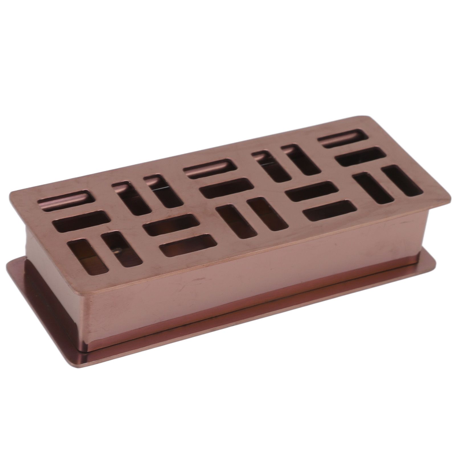 Stainless Steel Toothpick Holder Hollowed Out Rust Prevention Rectangle Toothpick Box for Restaurant Hotels Rose Gold - Image 6