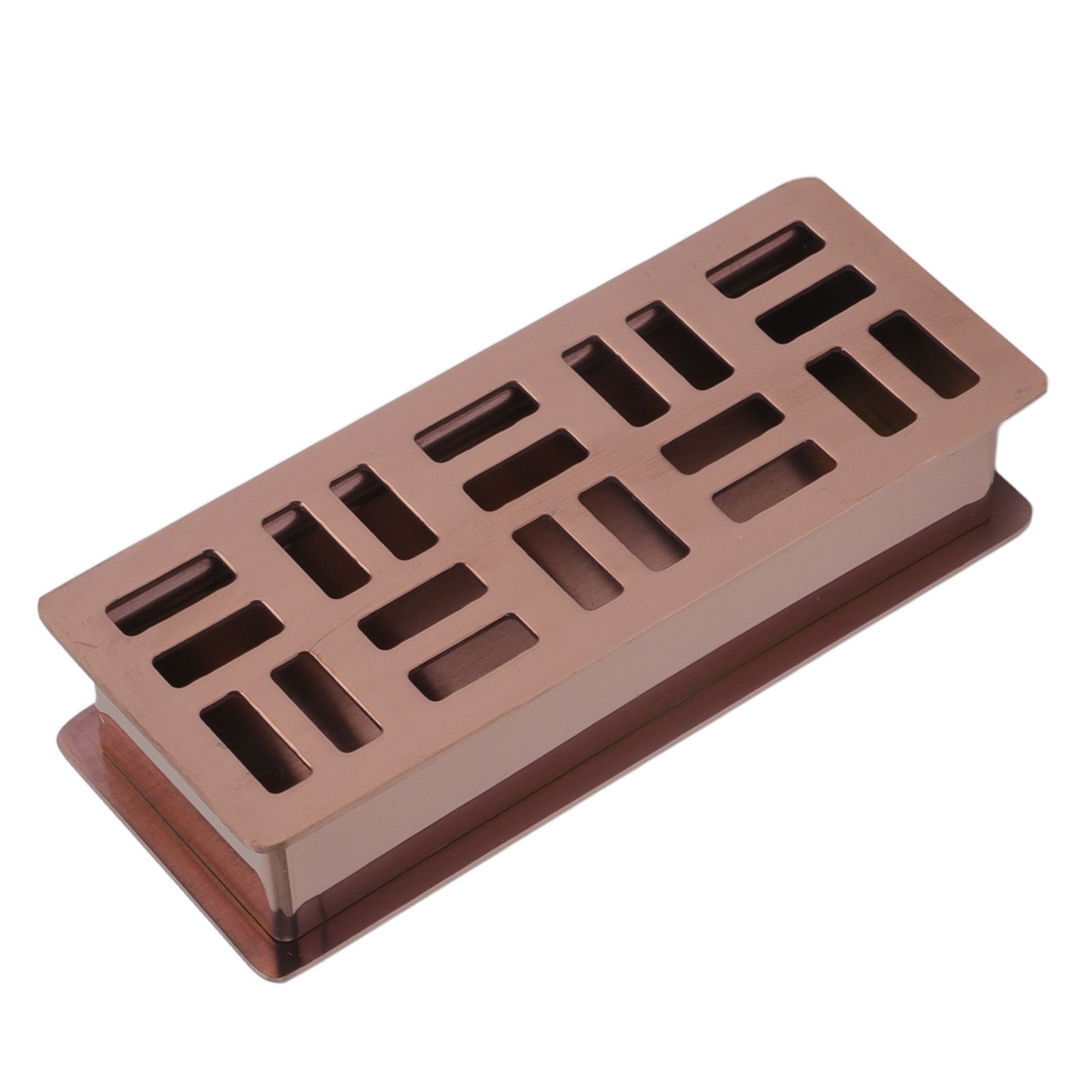 Stainless Steel Toothpick Holder Hollowed Out Rust Prevention Rectangle Toothpick Box for Restaurant Hotels Rose Gold - Image 8