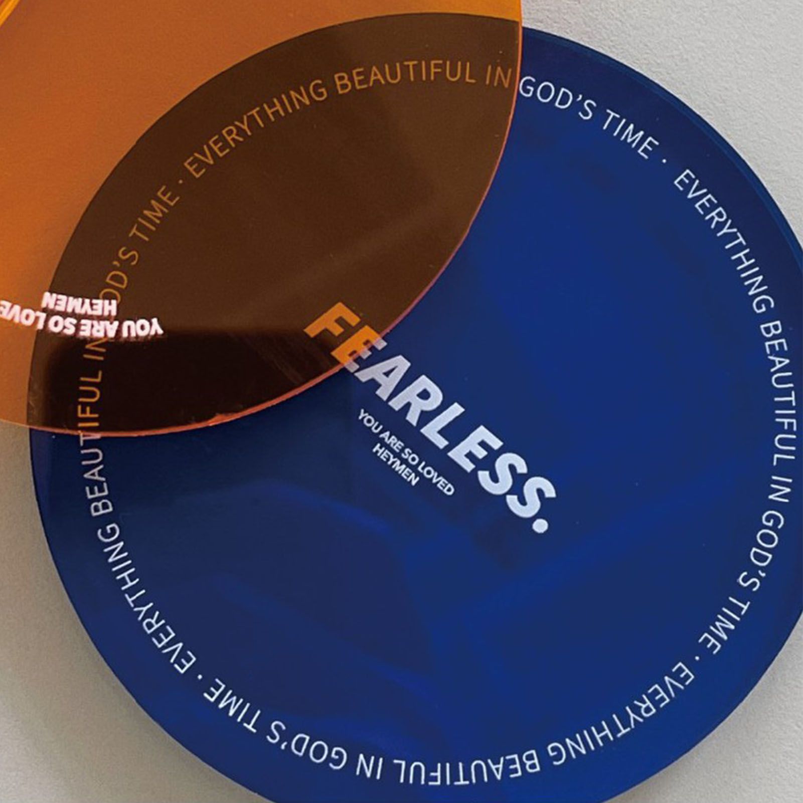 Cup Coasters Minimalist Heat Insulation Decorative Acrylic Coaster for Advertising Accessories Home Blue - Image 6