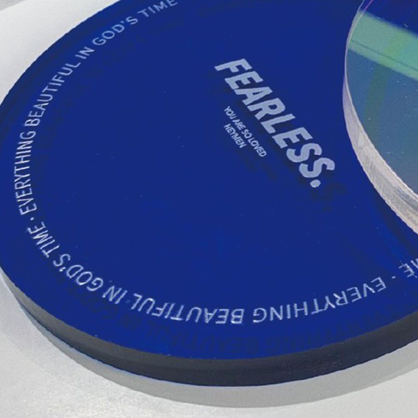 Cup Coasters Minimalist Heat Insulation Decorative Acrylic Coaster for Advertising Accessories Home Blue - Image 7