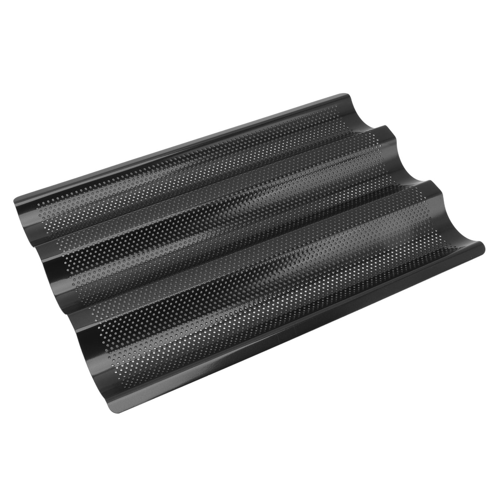 Baguette Pan Stainless Steel U Shape Uniform Heating Perforated Design French Bread Baking Pan for Home Baguette - Image 6