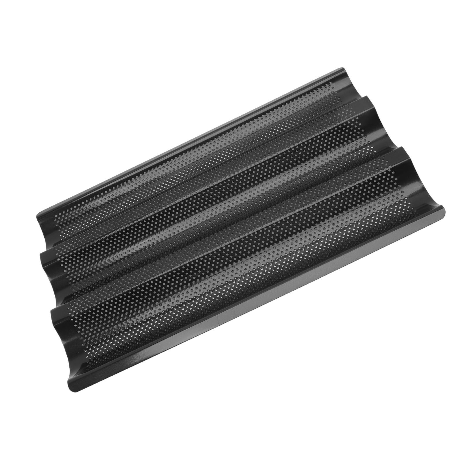 Baguette Pan Stainless Steel U Shape Uniform Heating Perforated Design French Bread Baking Pan for Home Baguette - Image 7
