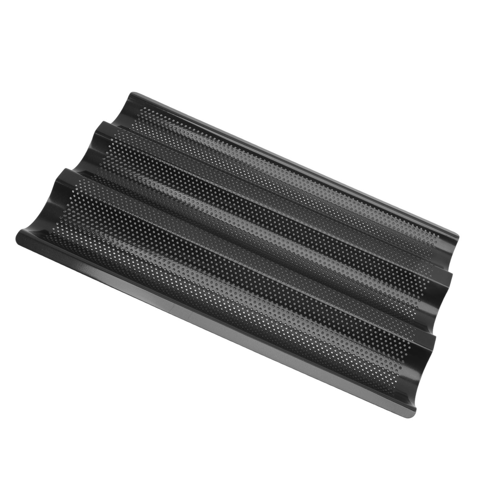 Baguette Pan Stainless Steel U Shape Uniform Heating Perforated Design French Bread Baking Pan for Home Baguette - Image 8
