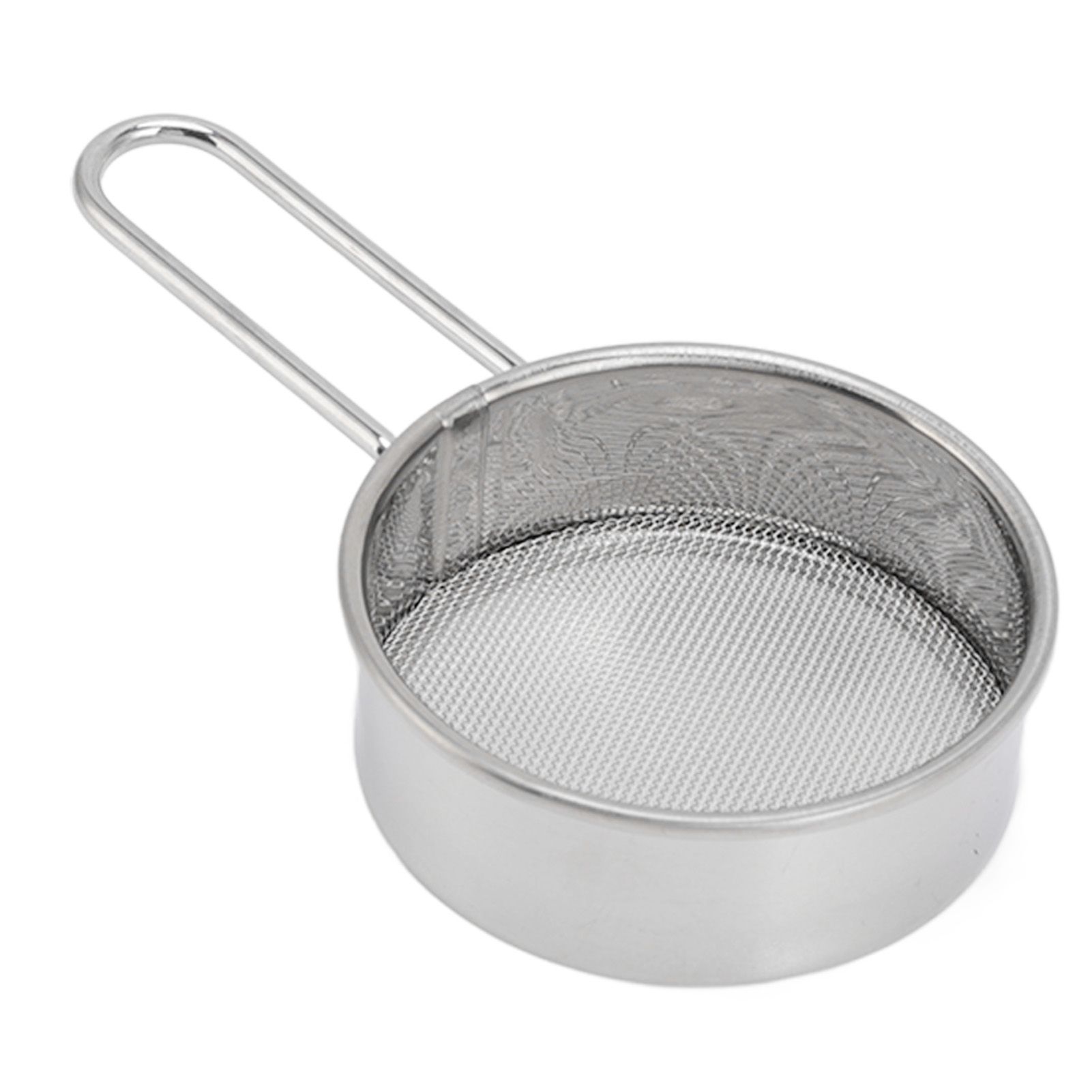 Flour Sieve Strainer 304 Stainless Steel Lightweight Easy Cleaning Ergonomic Handle Mesh Round Sifter for Baking - Image 6