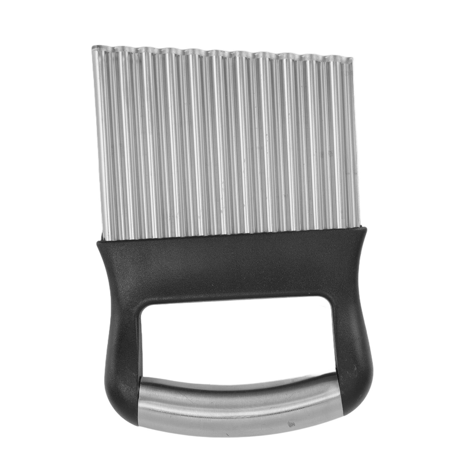 Crinkle Cutter Rustproof Stainless Steel Wavy Potato Crinkle Cutter with Comfortable Grip for Kitchen - Image 3