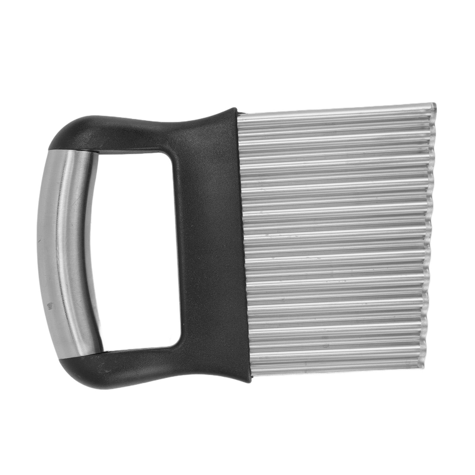 Crinkle Cutter Rustproof Stainless Steel Wavy Potato Crinkle Cutter with Comfortable Grip for Kitchen - Image 5
