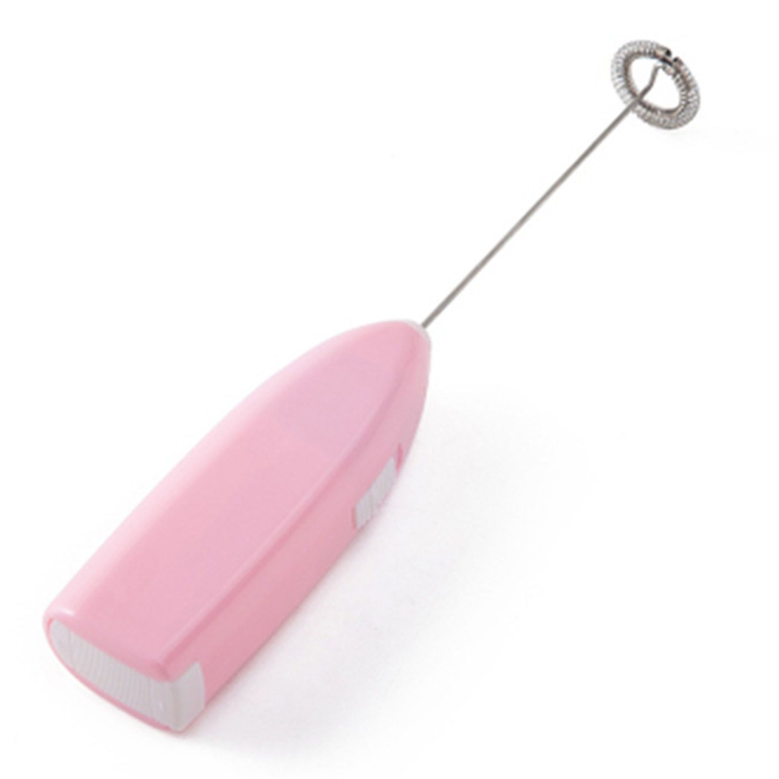 Cordless Electric Hand Mixer Battery Powered Small Plastic Metal Household Hand Mixer for Home Hotel Pink - Image 1