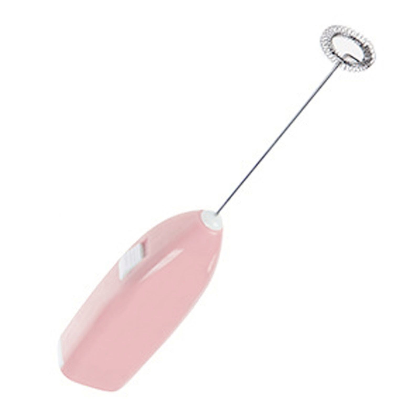 Cordless Electric Hand Mixer Battery Powered Small Plastic Metal Household Hand Mixer for Home Hotel Pink - Image 4