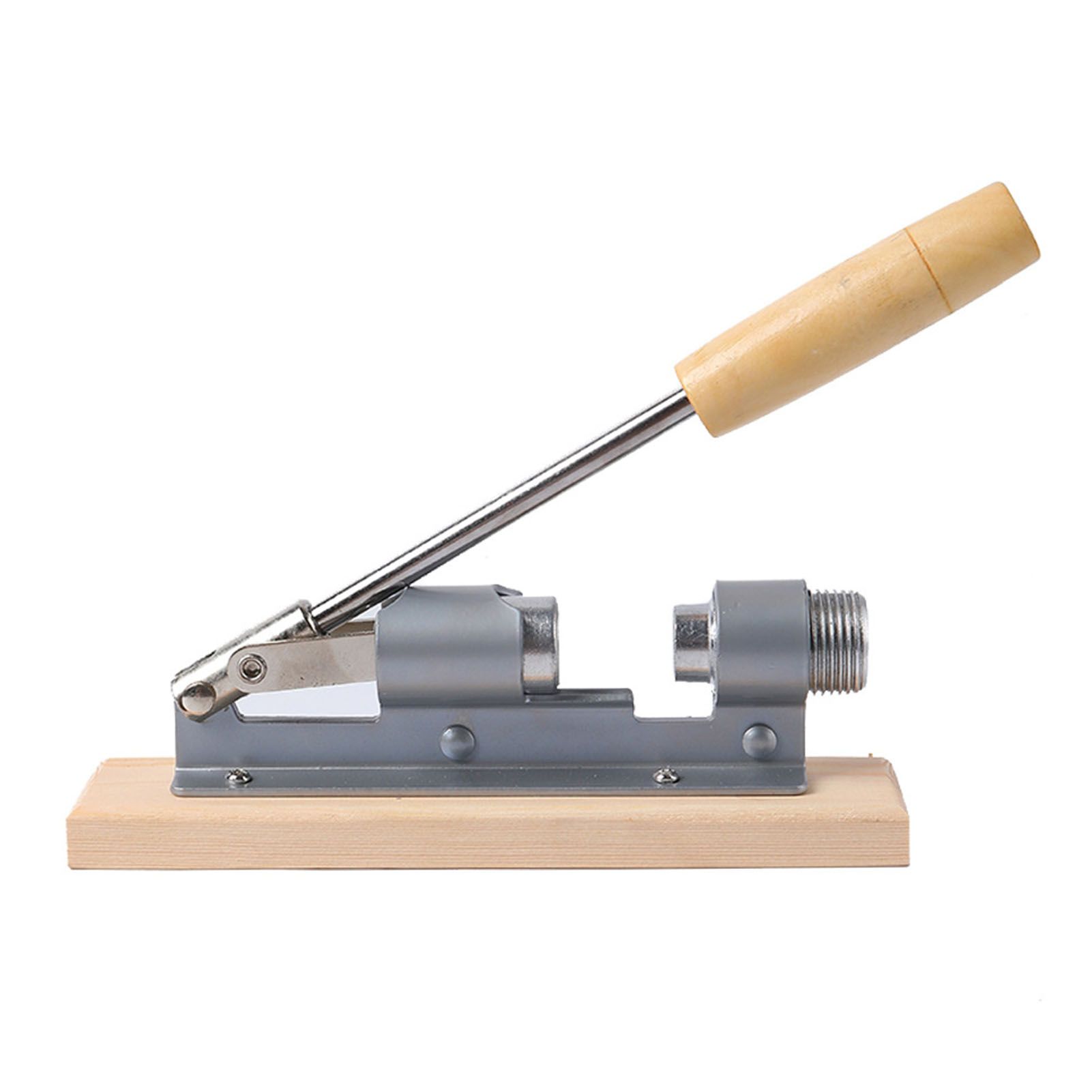 Pecan Nut Cracker Mechanical Regulable Design Wood Stainless Steel Walnut Plier Opener Tool - Image 1
