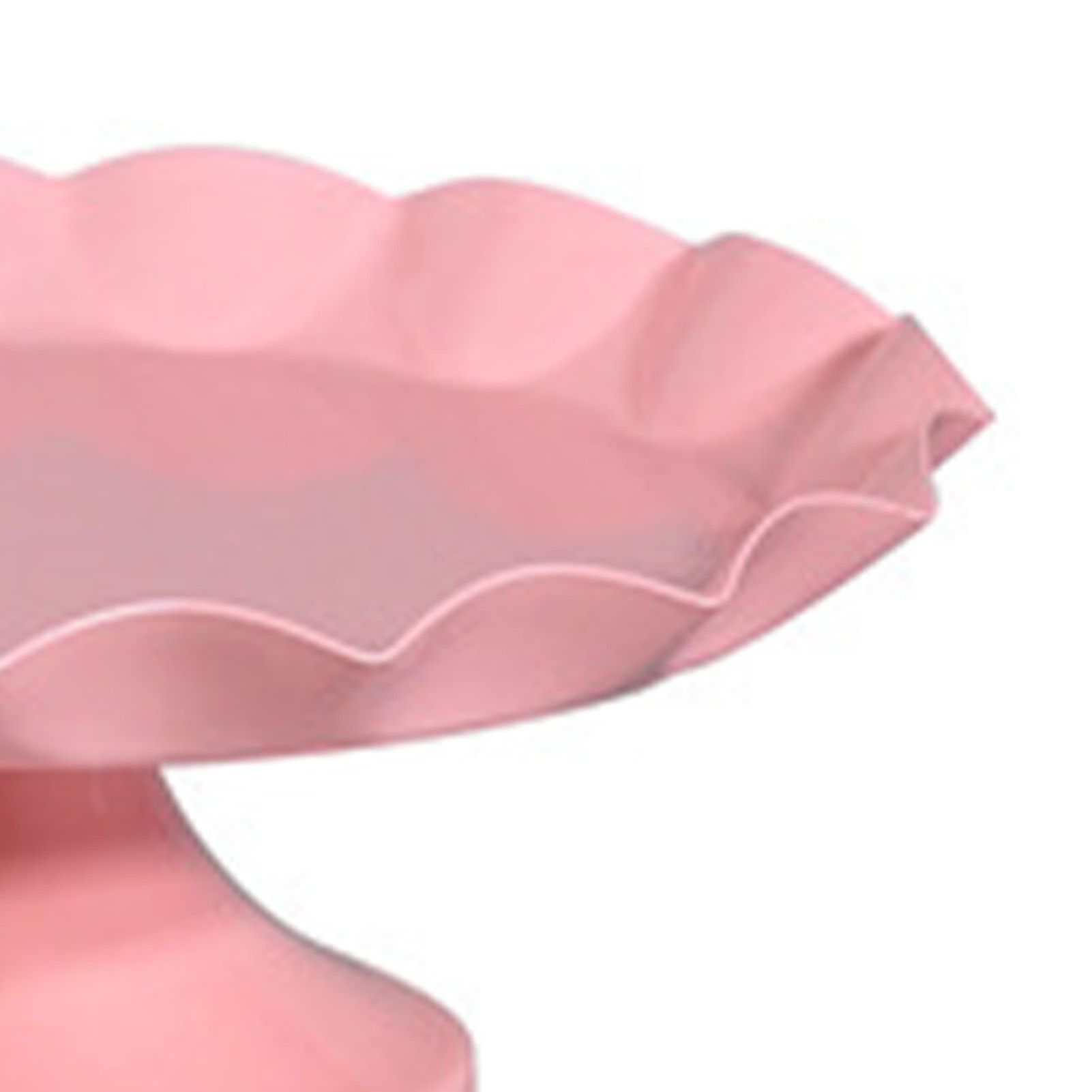 Cake Stand Minimalist Stable Decorative Multi Functional Cake Tray Holder for Cupcake Dessert Fruit Pink M - Image 7