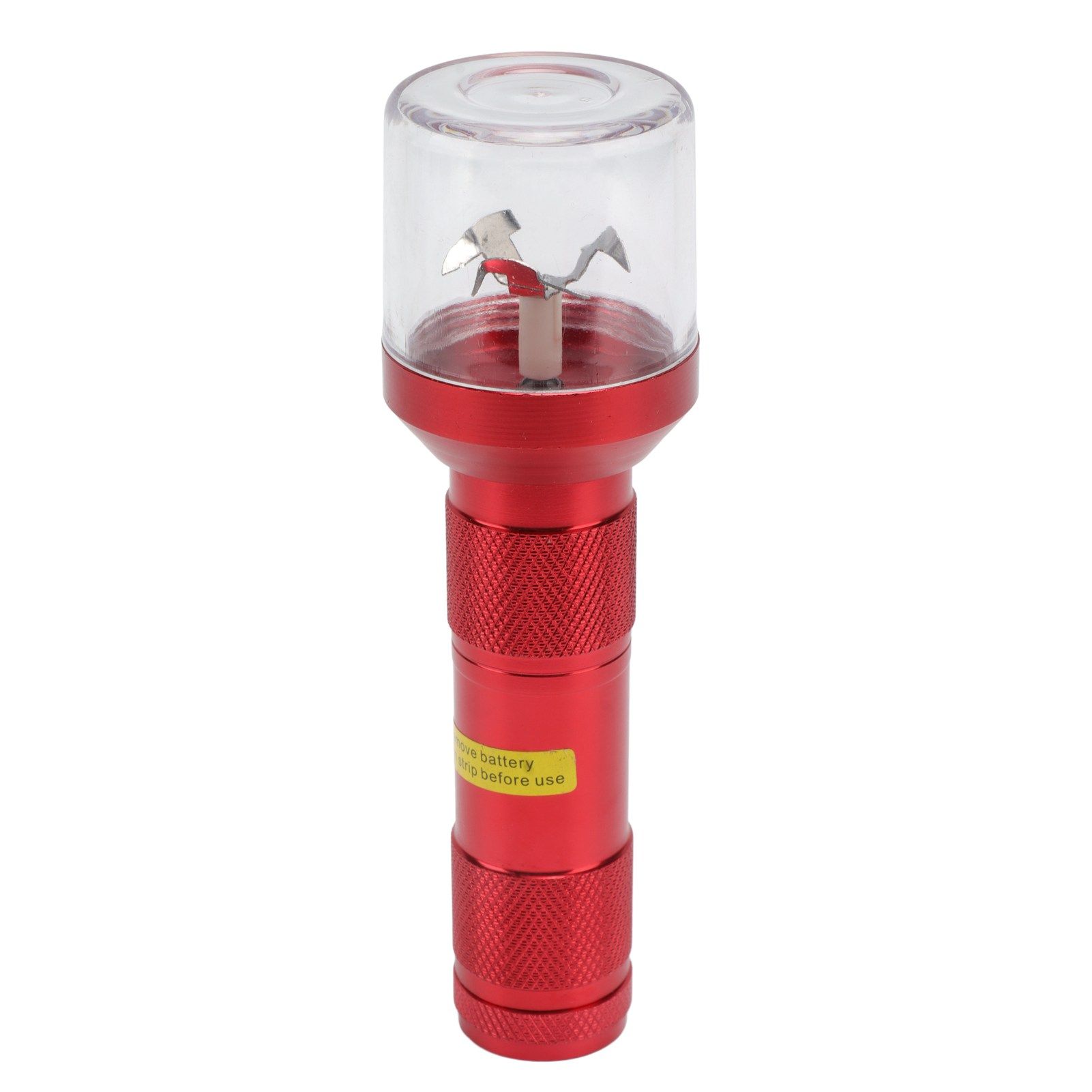 Electric Tobacco Herb Grinder Professional Aluminium Alloy Herb Tabacco Crusher for Herbal Medicine Seasoning Red - Image 6