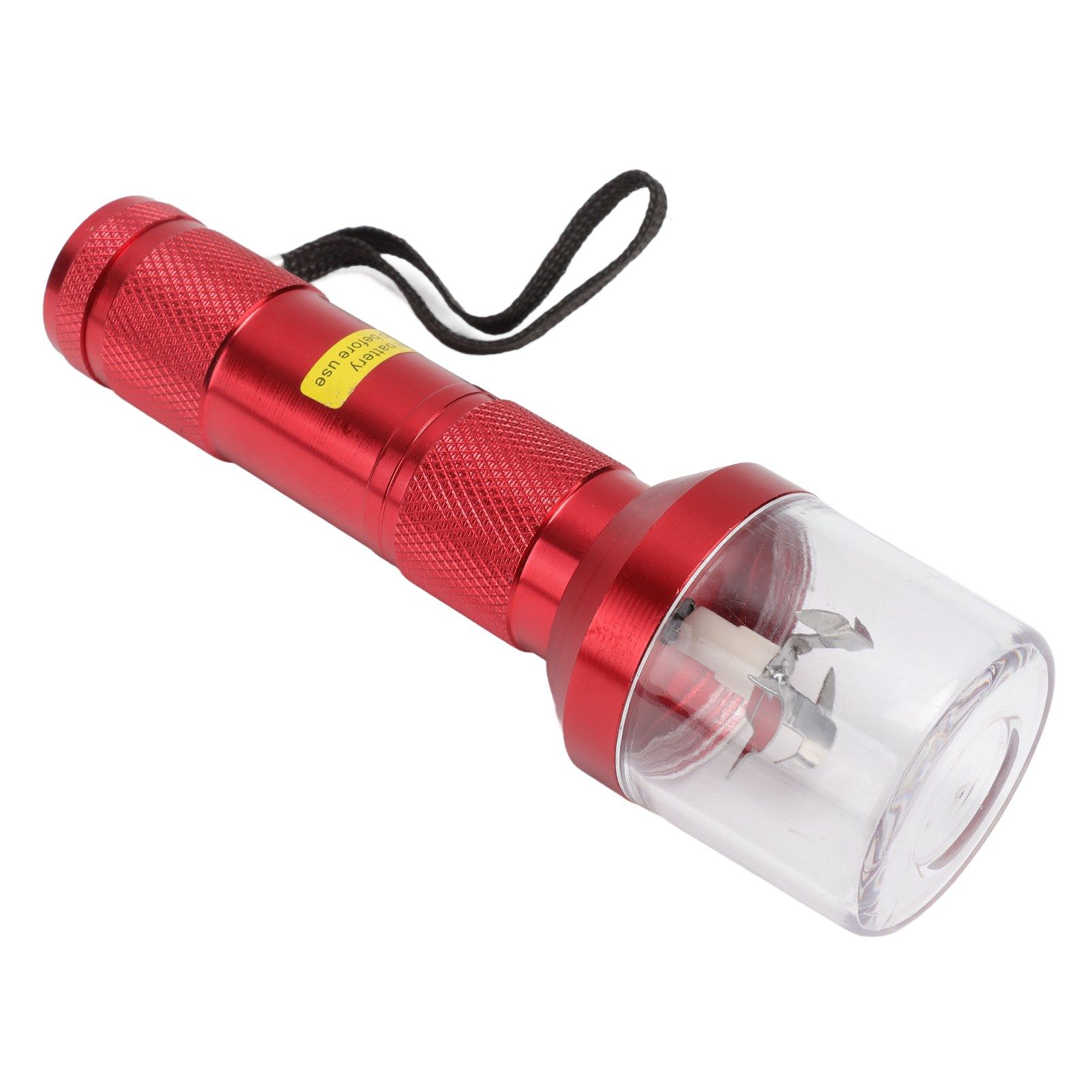 Electric Tobacco Herb Grinder Professional Aluminium Alloy Herb Tabacco Crusher for Herbal Medicine Seasoning Red - Image 7