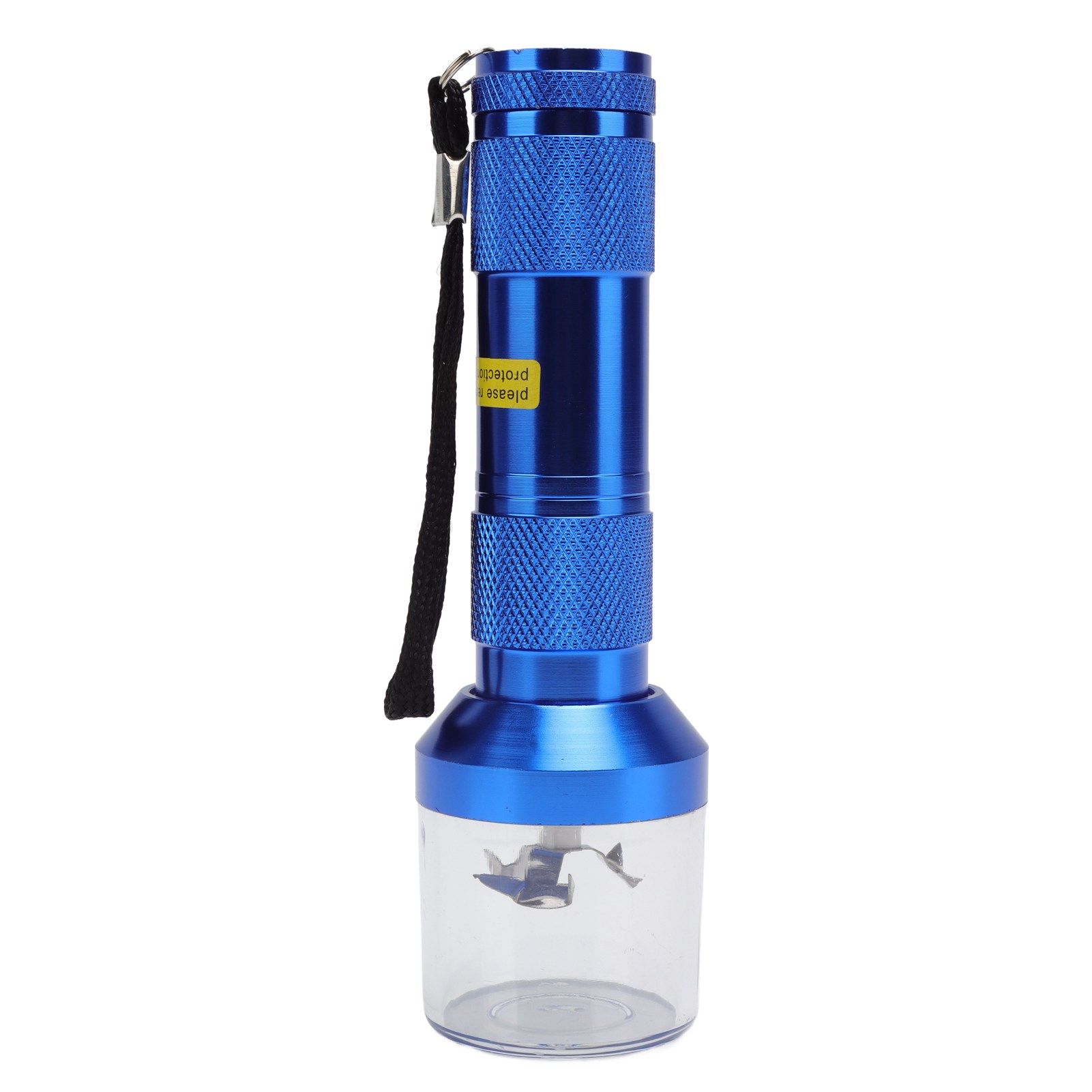 Electric Tobacco Herb Grinder Professional Aluminium Alloy Herb Tabacco Crusher for Herbal Medicine Seasoning Blue - Image 4