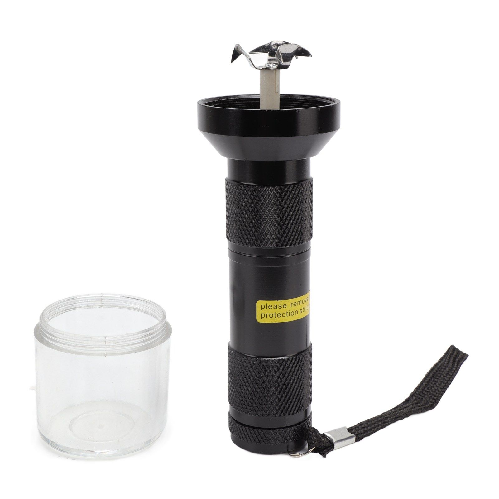 Electric Tobacco Herb Grinder Professional Aluminium Alloy Herb Tabacco Crusher for Herbal Medicine Seasoning Black - Image 4