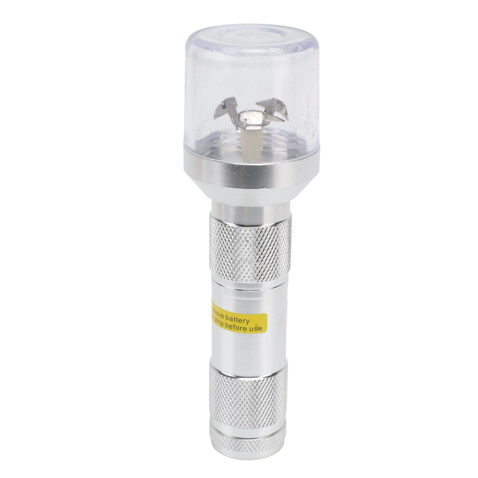 Electric Tobacco Herb Grinder Professional Aluminium Alloy Herb Tabacco Crusher for Herbal Medicine Seasoning Silver - Image 2