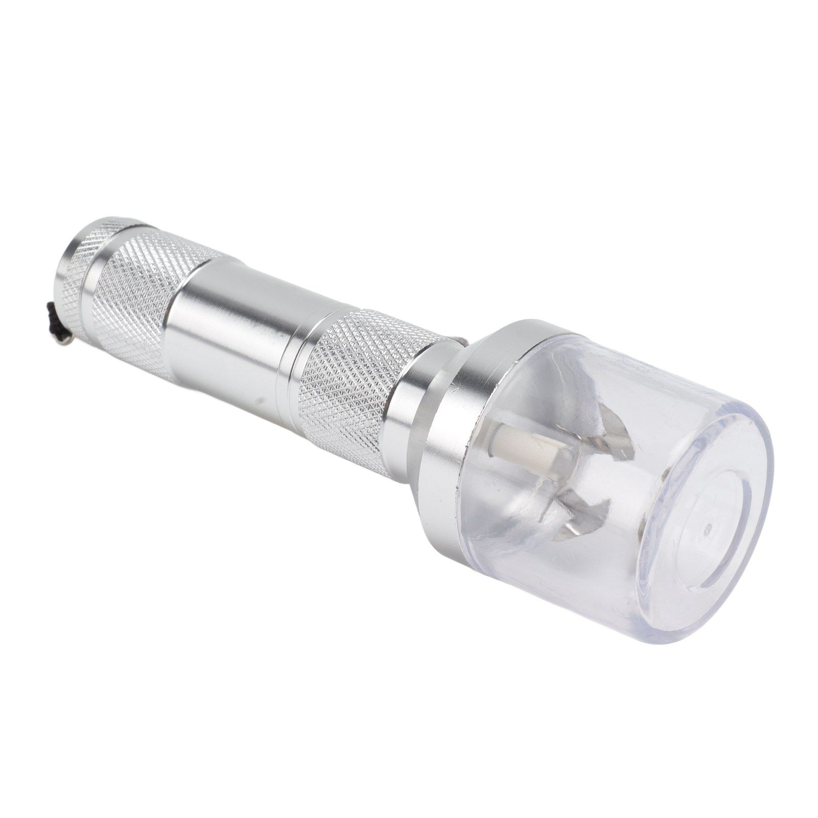 Electric Tobacco Herb Grinder Professional Aluminium Alloy Herb Tabacco Crusher for Herbal Medicine Seasoning Silver - Image 7