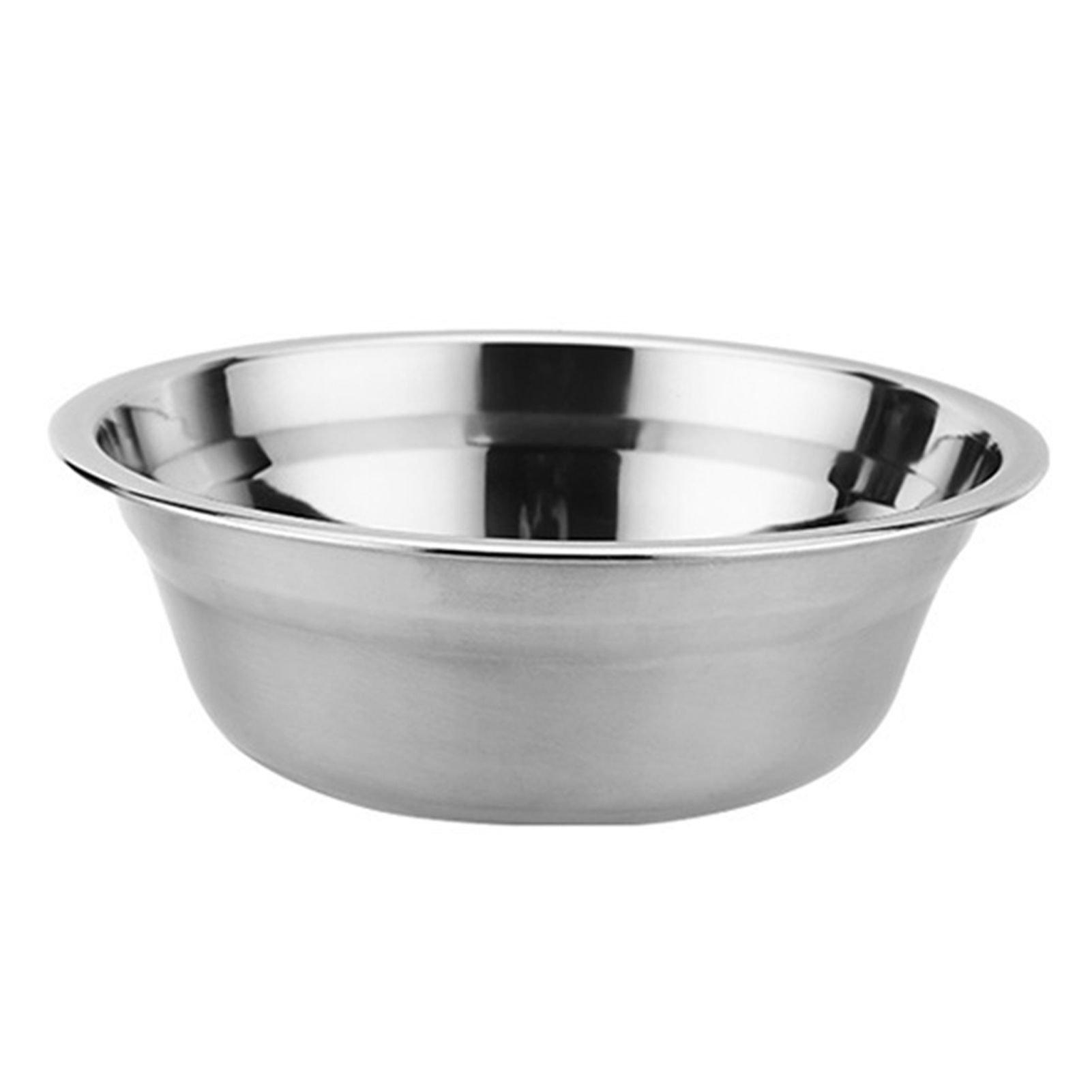 26cm Stainless Steel Basin Mixing Bowl Thicken Heavy Duty Deeper Edge Mirror Finish Salad Bowl - Image 2