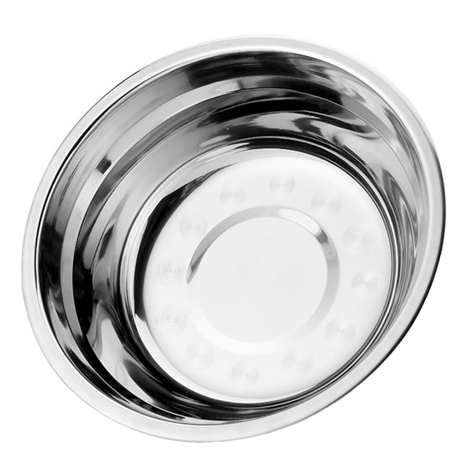 26cm Stainless Steel Basin Mixing Bowl Thicken Heavy Duty Deeper Edge Mirror Finish Salad Bowl - Image 3