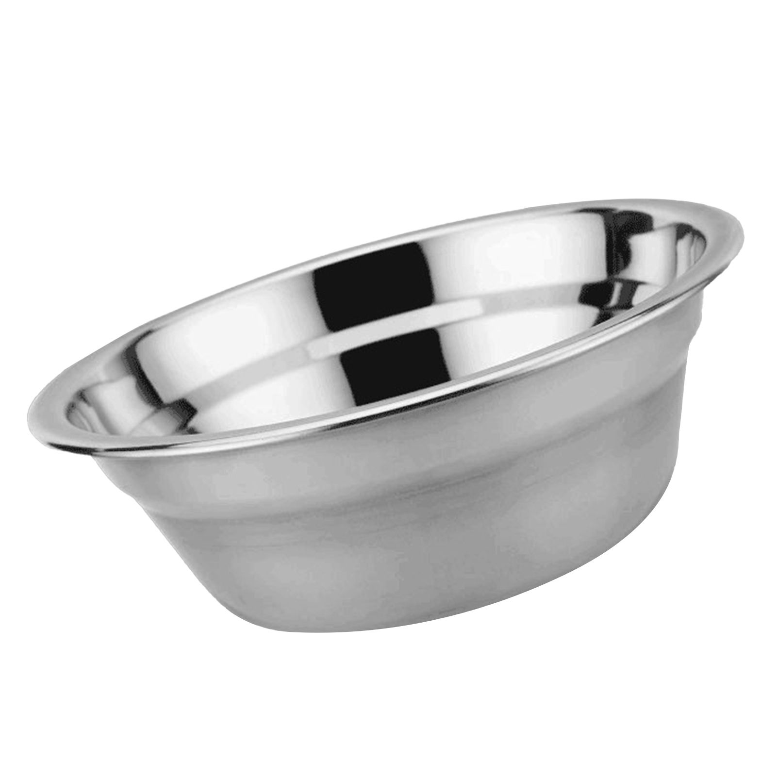 26cm Stainless Steel Basin Mixing Bowl Thicken Heavy Duty Deeper Edge Mirror Finish Salad Bowl - Image 4