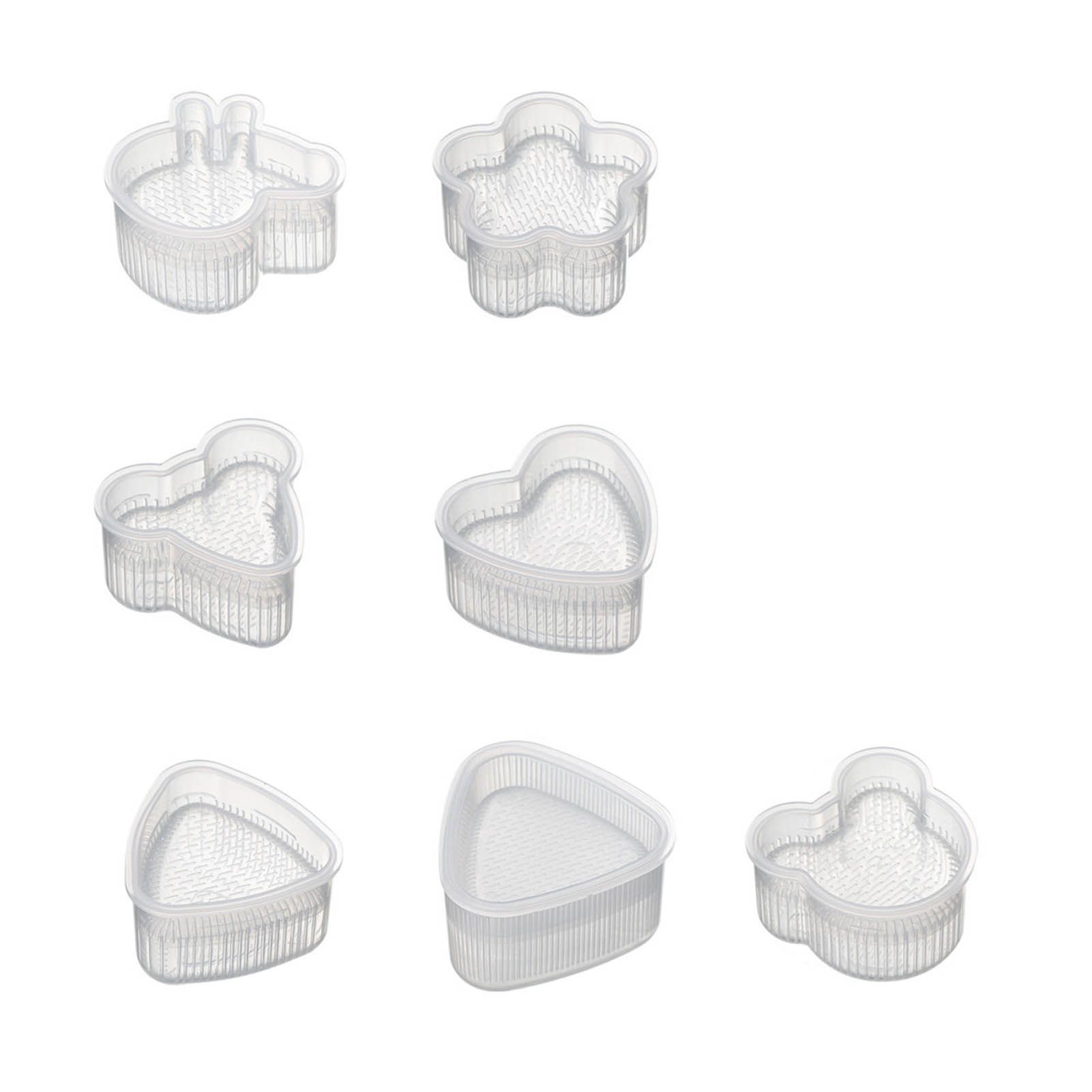 7Pcs Sushi Ball Mold Cartoon Style Food Grade PP Easy Operation Widely Used Sushi Mold for Household Bar DIY - Image 2