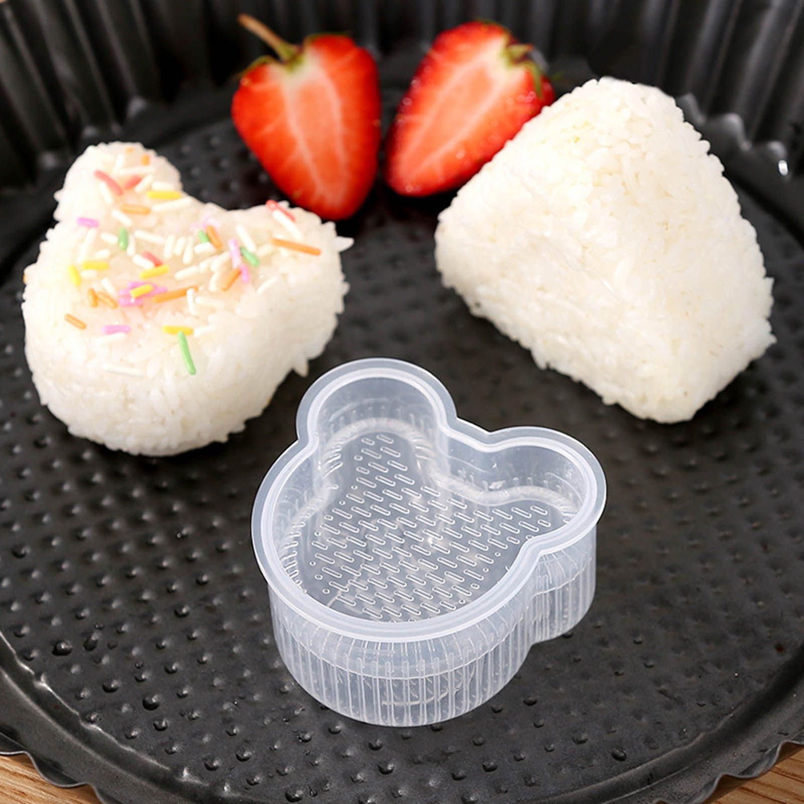 7Pcs Sushi Ball Mold Cartoon Style Food Grade PP Easy Operation Widely Used Sushi Mold for Household Bar DIY - Image 8