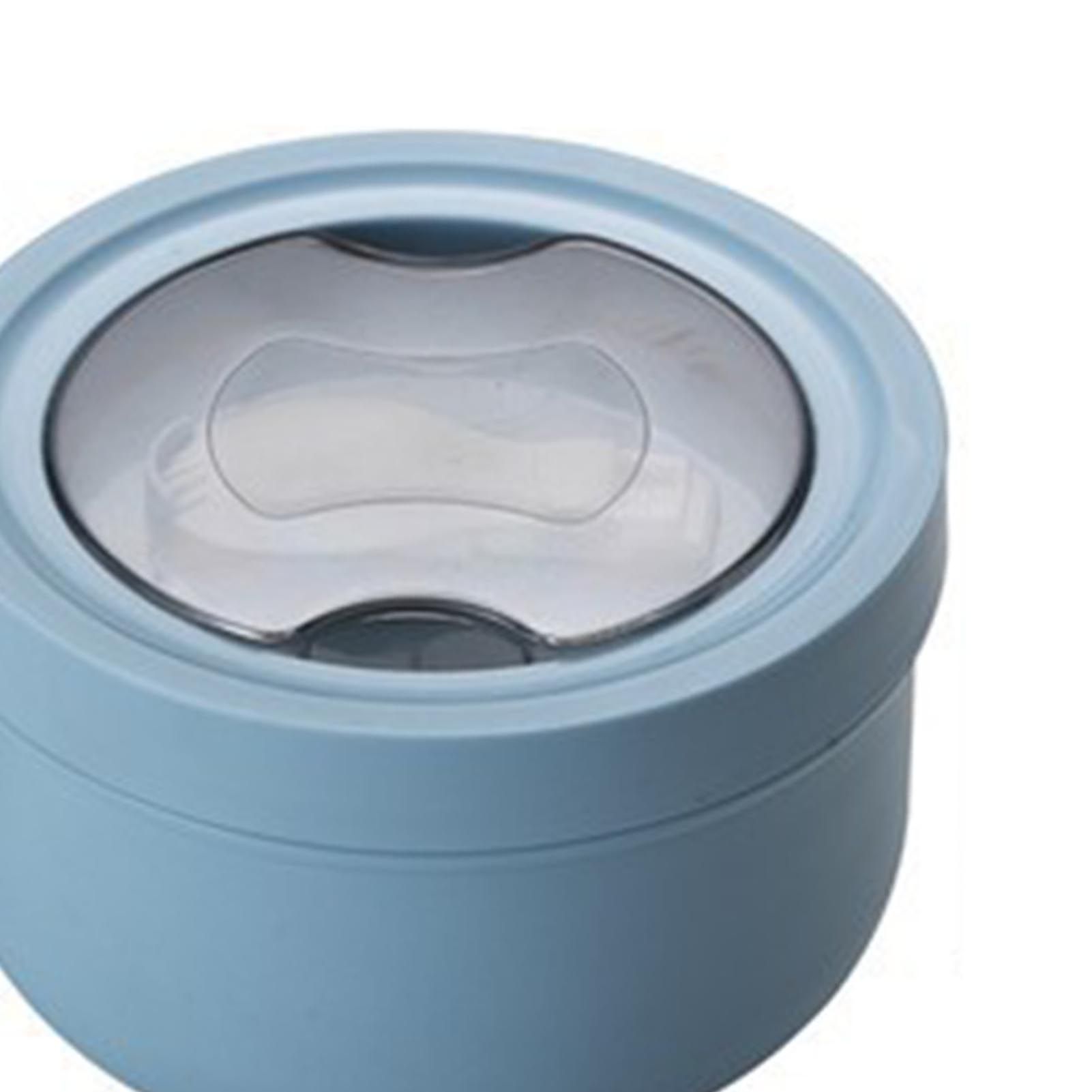 Insulated Bowl Leakage Proof 304 Stainless Steel Interior Thermal Soup Bowl with Handle for Noodle Bento 850ml Blue - Image 7