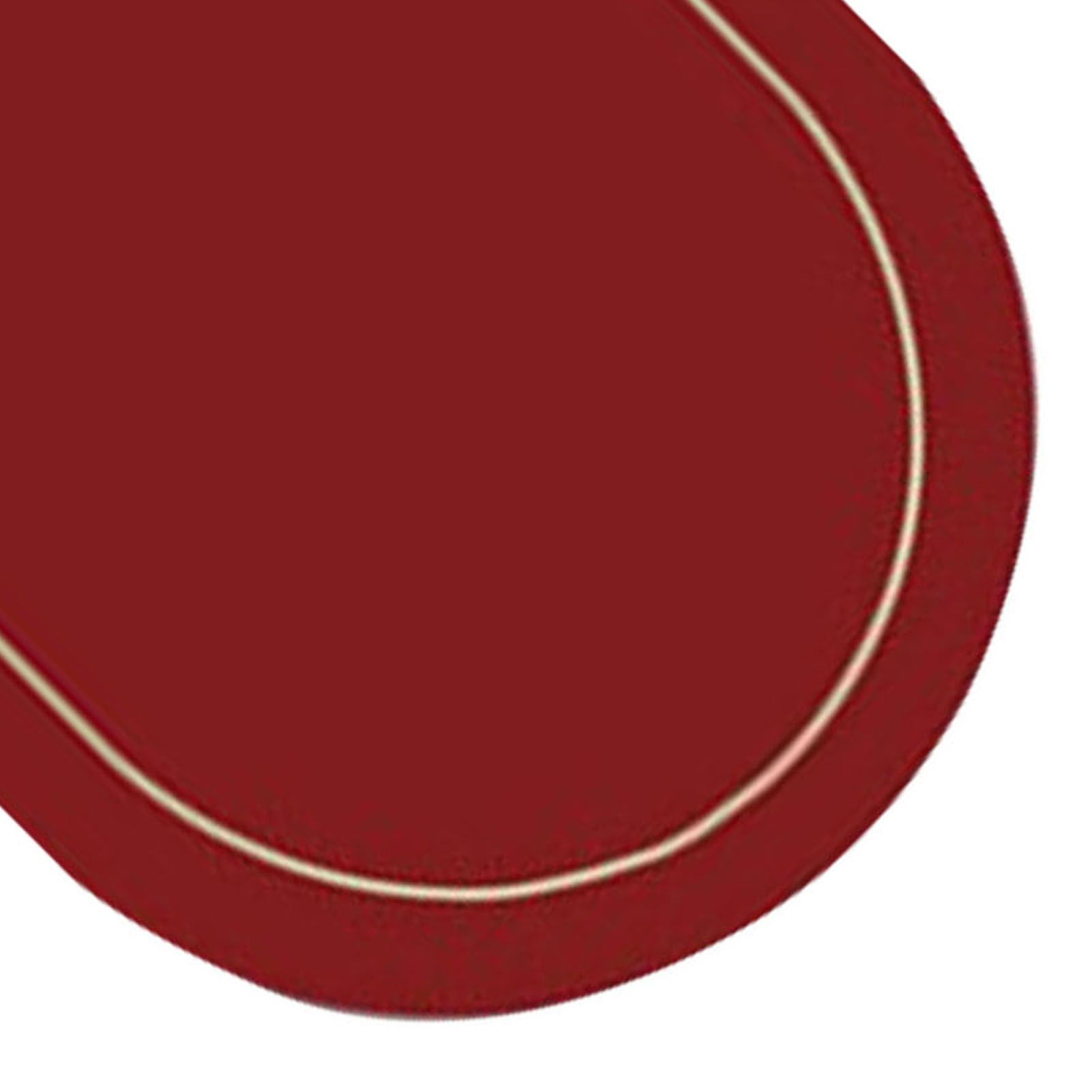 2Pcs Leather Oval Dining Food Mat Oil Proof Insulation Restaurant Table Home Hotel Non Slip Bowl Pad Placemat Black - Image 8