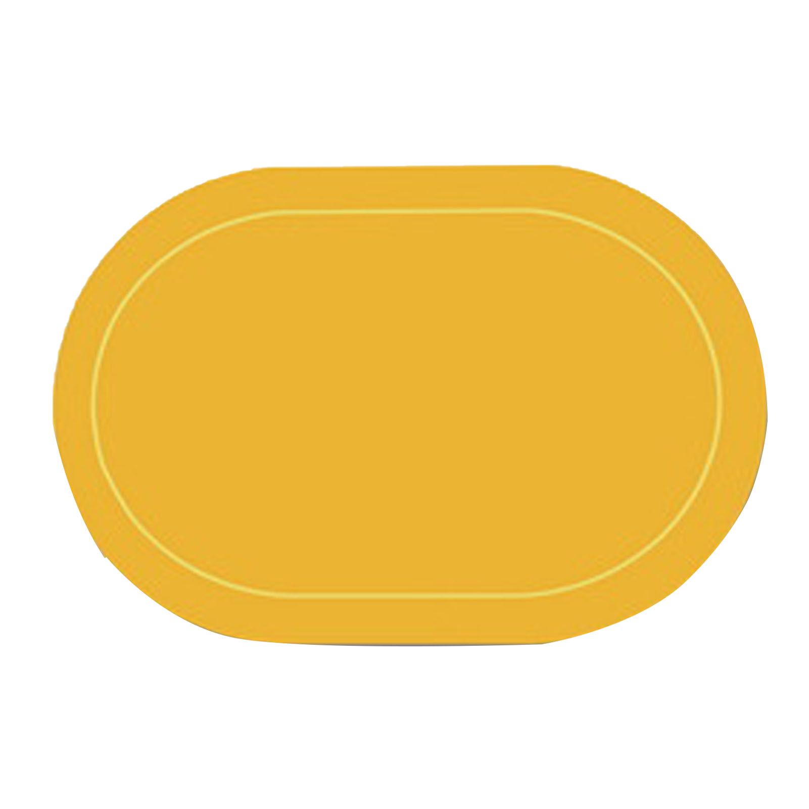 2Pcs Leather Oval Dining Food Mat Oil Proof Insulation Restaurant Table Home Hotel Non Slip Bowl Pad Placemat Blue - Image 2
