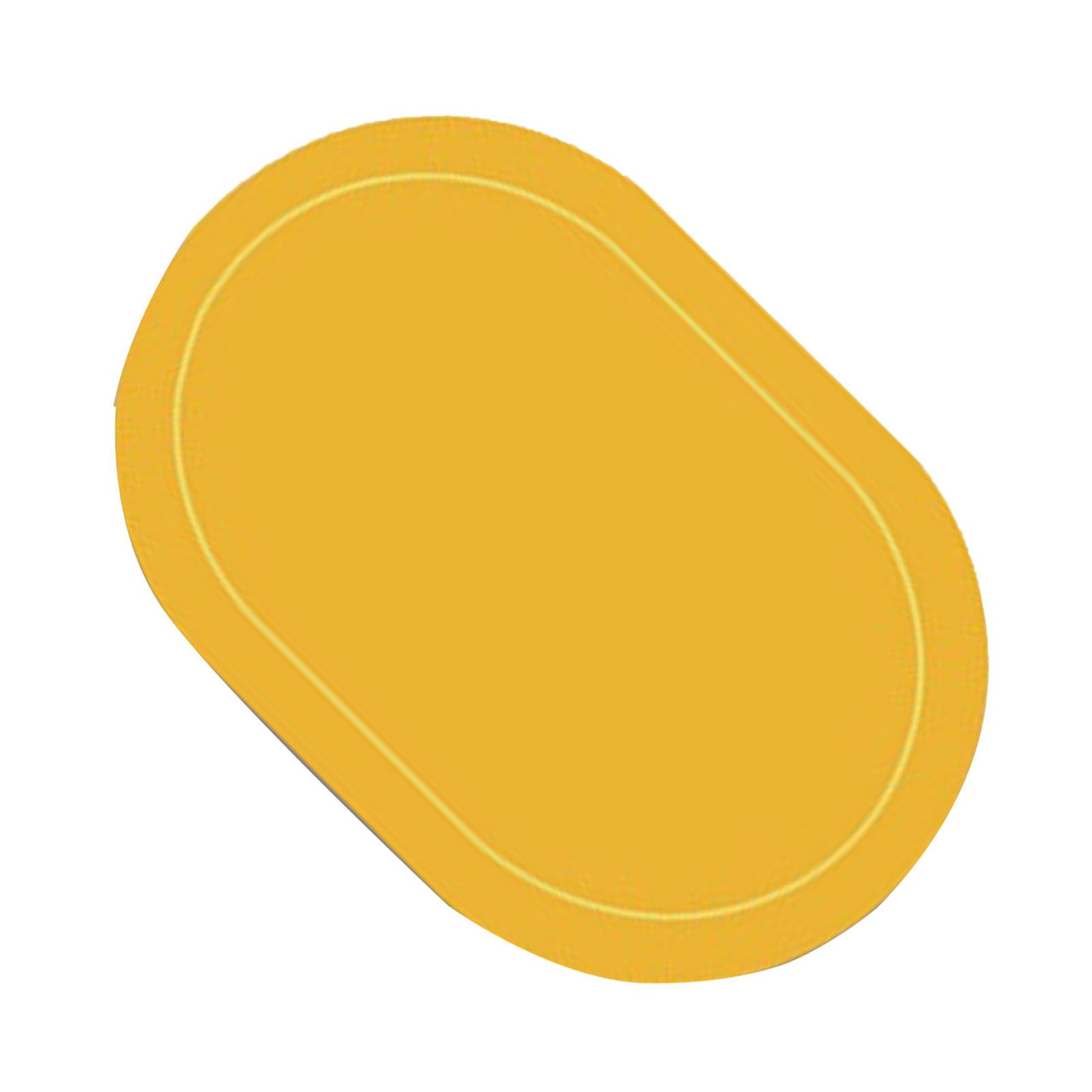 2Pcs Leather Oval Dining Food Mat Oil Proof Insulation Restaurant Table Home Hotel Non Slip Bowl Pad Placemat Blue - Image 3