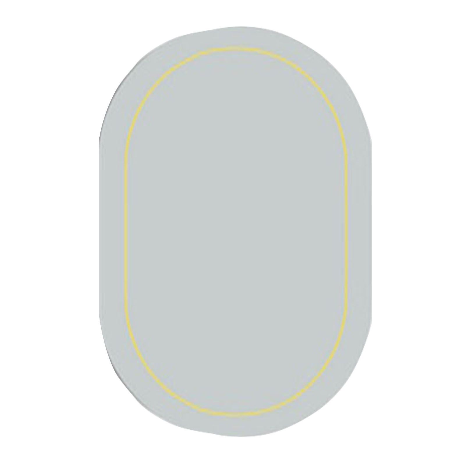 2Pcs Leather Oval Dining Food Mat Oil Proof Insulation Restaurant Table Home Hotel Non Slip Bowl Pad Placemat Light Gray - Image 2