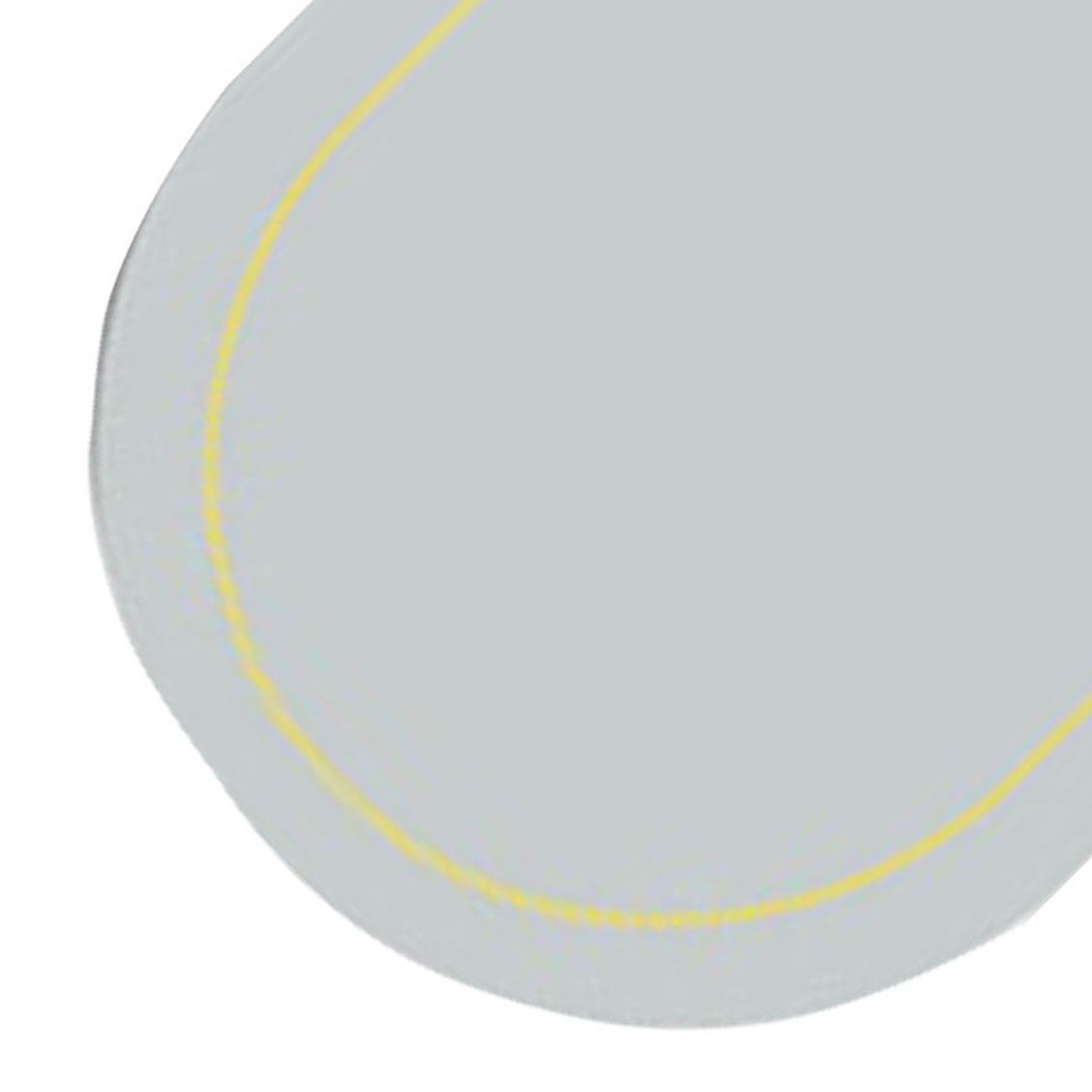 2Pcs Leather Oval Dining Food Mat Oil Proof Insulation Restaurant Table Home Hotel Non Slip Bowl Pad Placemat Light Gray - Image 7