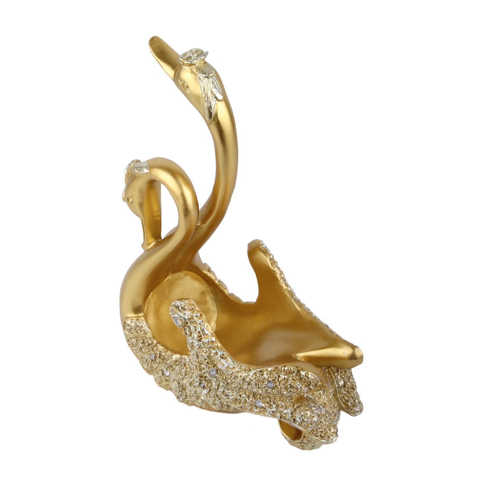 Luxury Swan Wine Rack Innovative Desktop Wine Cabinet Decorative Ornaments for Living Room Office Gold - Image 2