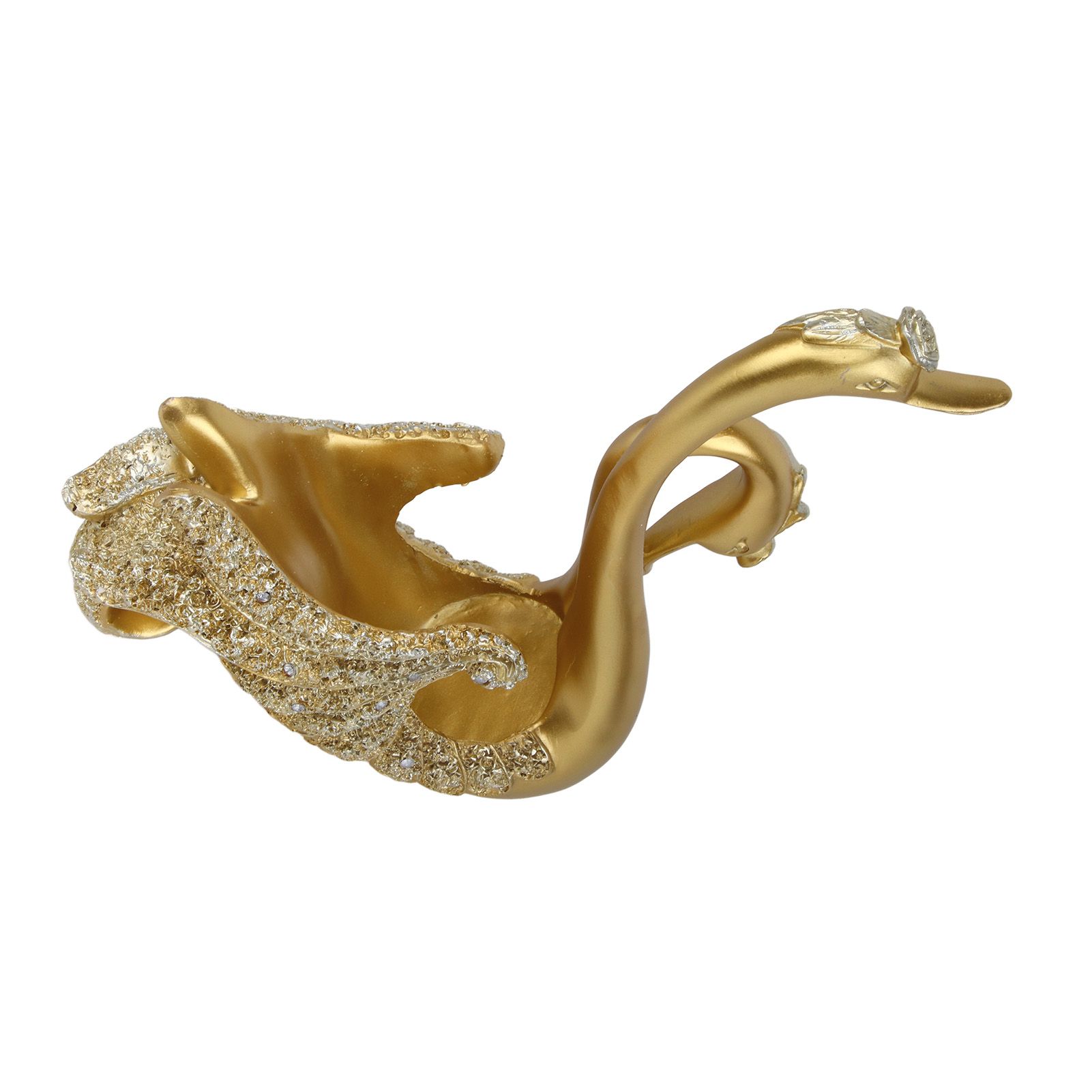 Luxury Swan Wine Rack Innovative Desktop Wine Cabinet Decorative Ornaments for Living Room Office Gold - Image 6