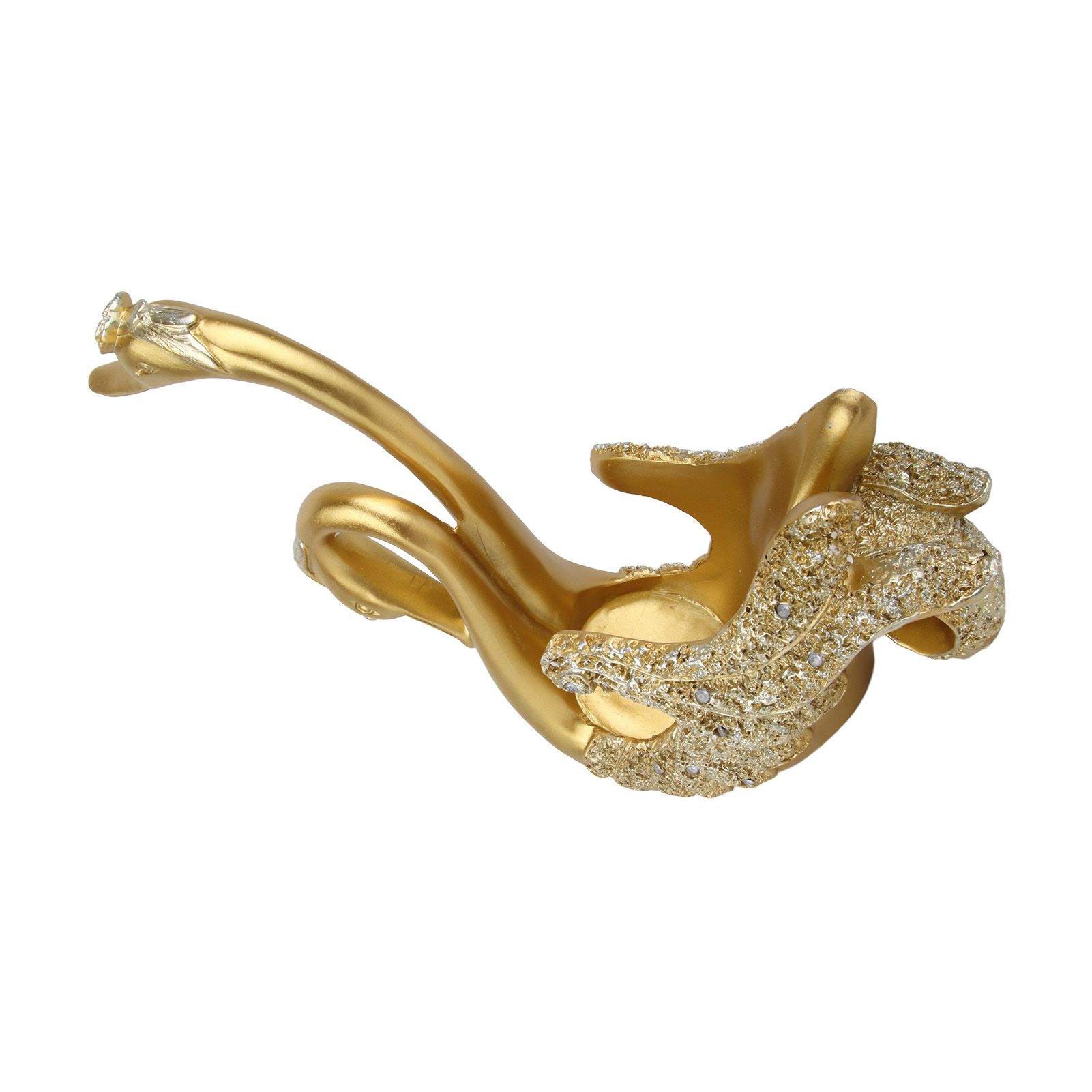 Luxury Swan Wine Rack Innovative Desktop Wine Cabinet Decorative Ornaments for Living Room Office Gold - Image 8