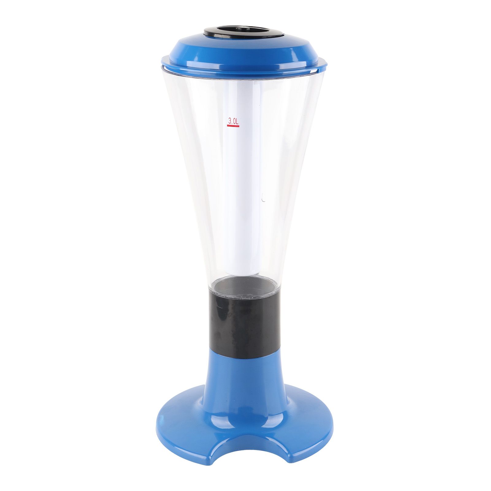 3L Beer Tower Dispenser Multipurpose Luminous Tabletop Wine Beer Tower Dispenser with Tap for Home Bar KTV Blue - Image 4