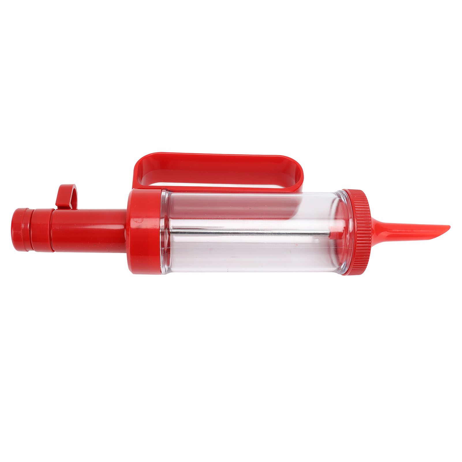 Biscuits Press Gun Kit Transparent Tube Food Grade Odorless Safe Biscuits Maker Press Machine Red - Image 3