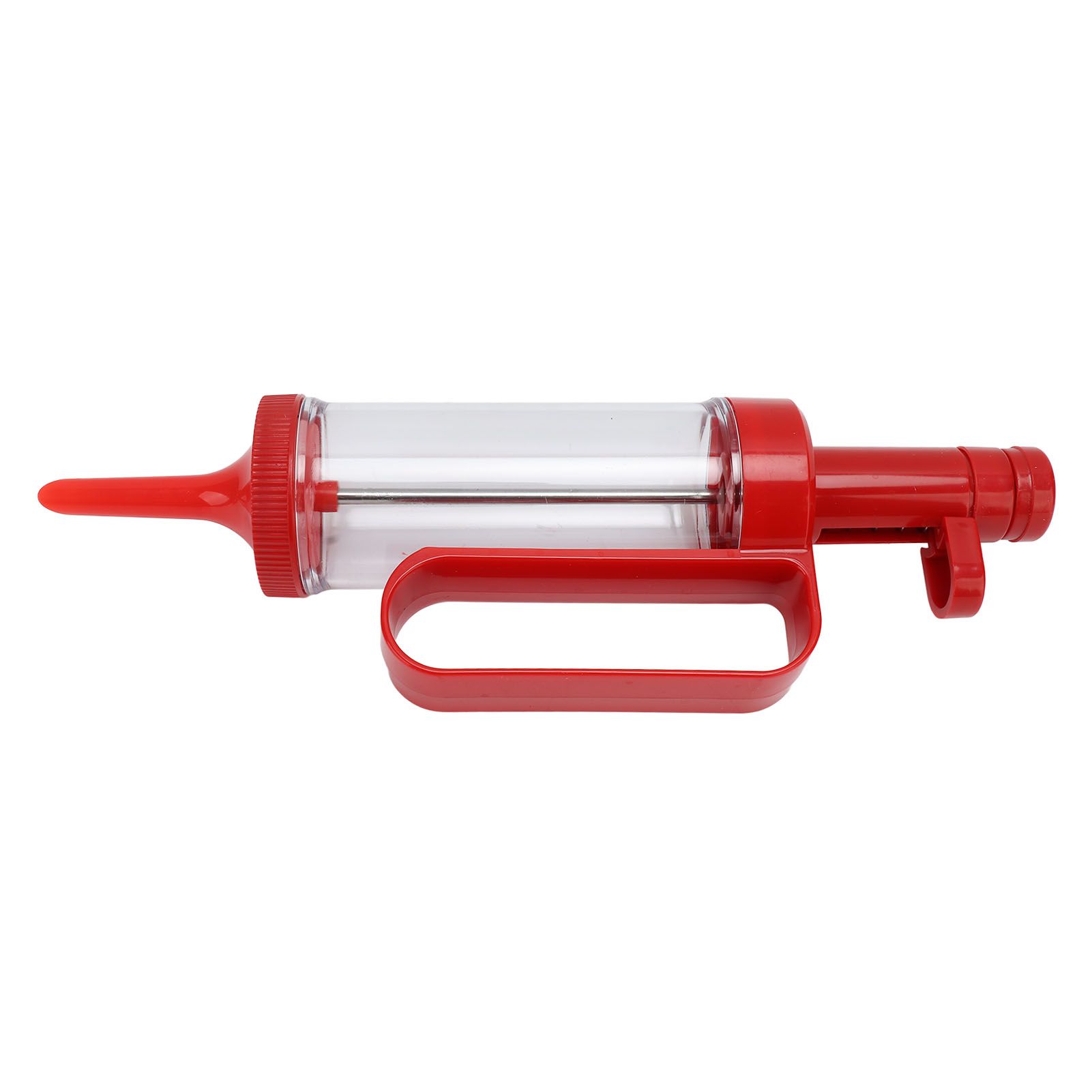 Biscuits Press Gun Kit Transparent Tube Food Grade Odorless Safe Biscuits Maker Press Machine Red - Image 7