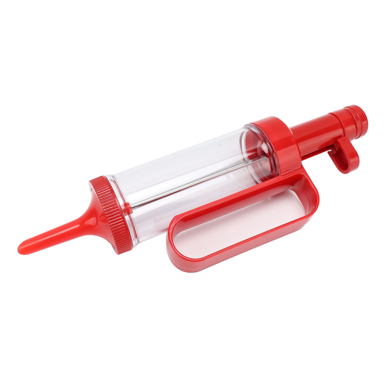 Biscuits Press Gun Kit Transparent Tube Food Grade Odorless Safe Biscuits Maker Press Machine Red - Image 8