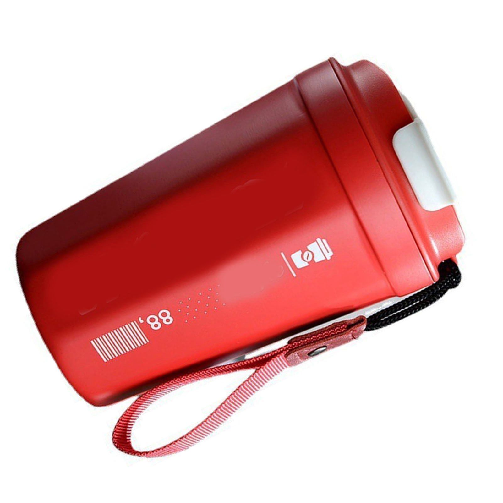 390ml Insulated Coffee Mug Keep Warm Cold Portable Stainless Steel Camping Mug for Home School Office Outdoor Red - Image 4