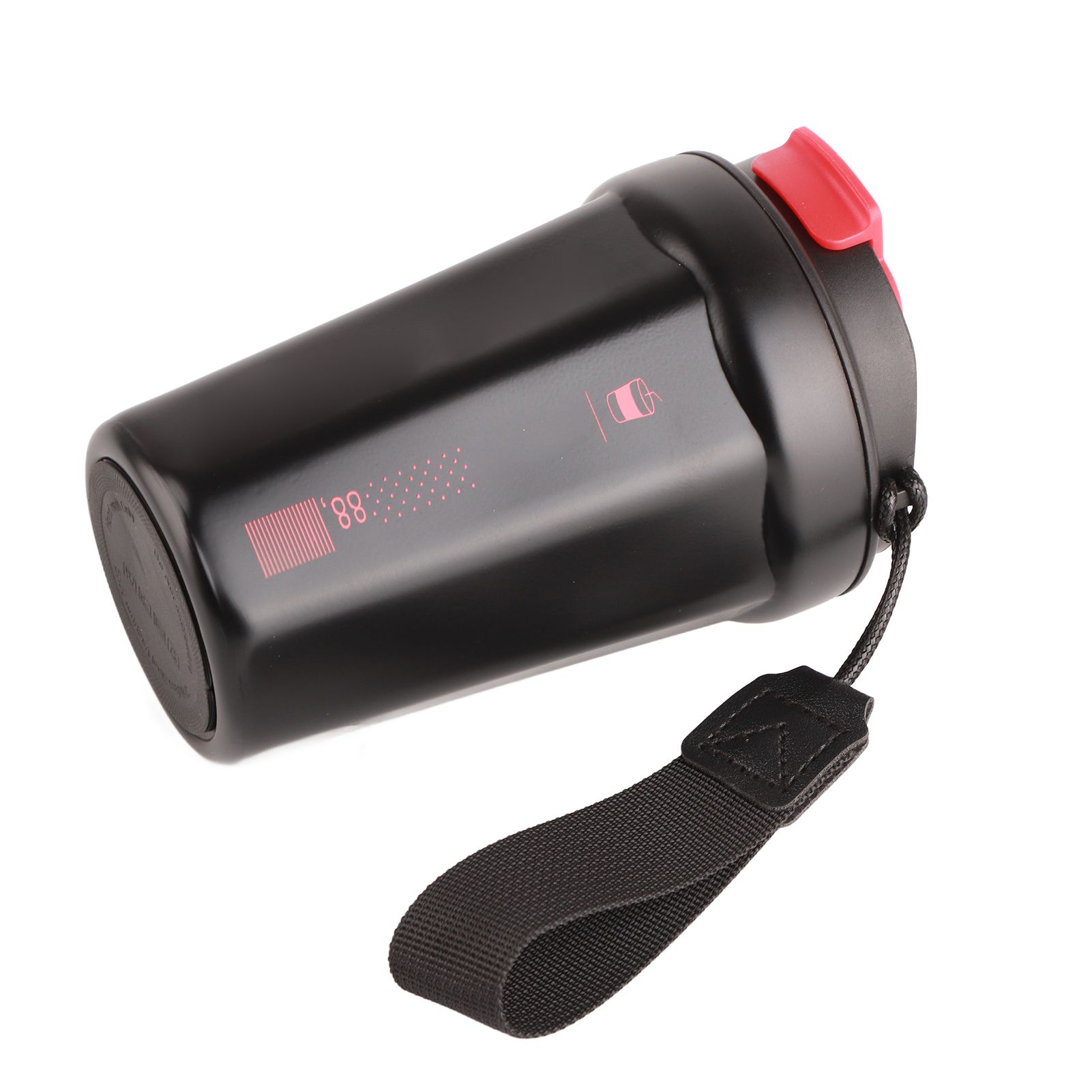 390ml Insulated Coffee Mug Keep Warm Cold Portable Stainless Steel Camping Mug for Home School Office Outdoor Black - Image 6