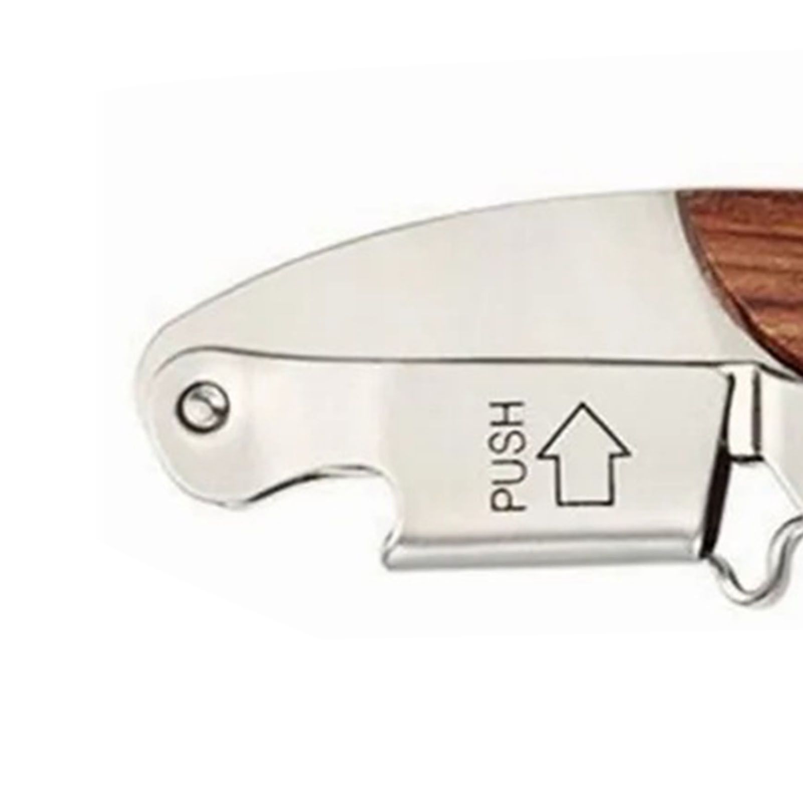 Wine Bottle Opener Corkscrew Stainless Steel Wood Easy Grip Portable Tool for Home - Image 7
